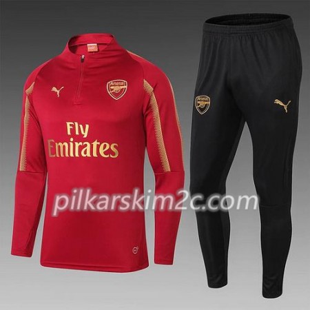 Arsenal Komplet Bluzy Treningowe Czerwony 2018-2019